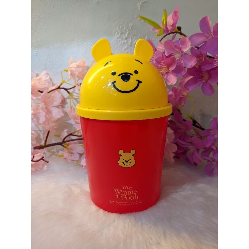 Disney Pooh Mini Trash Bin Mini Desktop Bin 