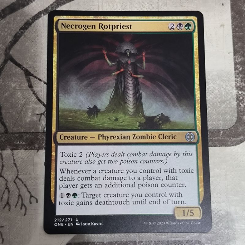 mtg - necrogen rotpriest - ONE 212 | Shopee Philippines