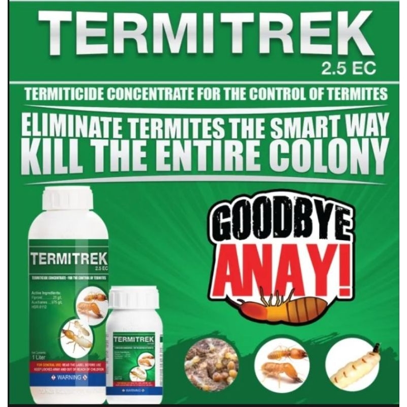 TERMITREK 2.5 EC SOIL TERMITICIDES 250ML, 1000ML PANLASON SA ANAY ANTI ...