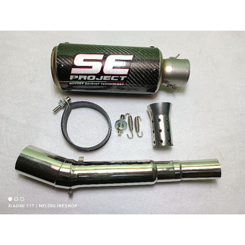 Sc Project screen type with midlink elbow for Honda CBR 150R | Shopee ...