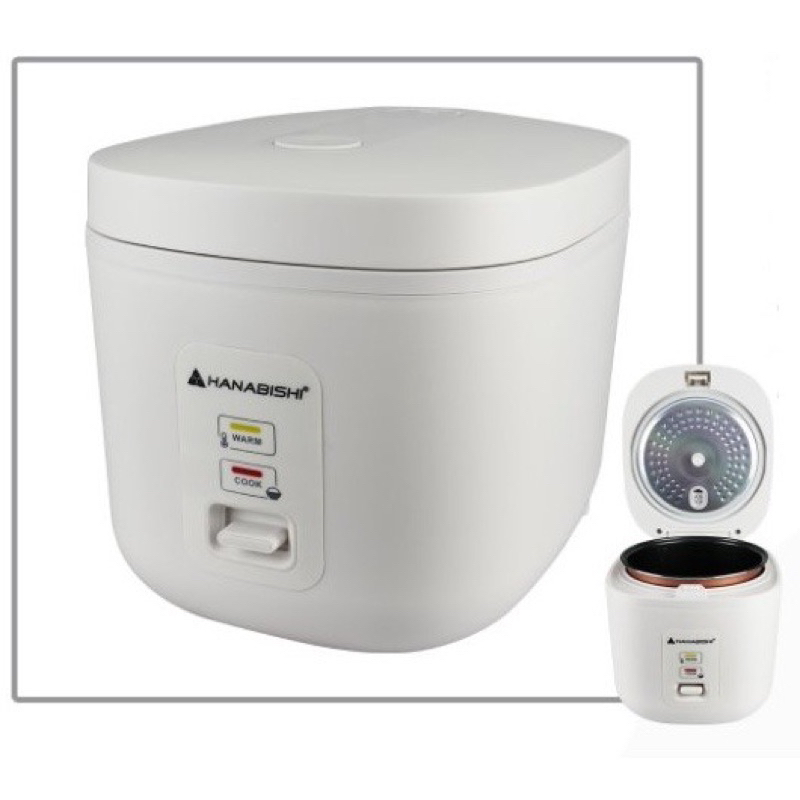 Hanabishi Rice Cooker White HSQRC -15WHT 1.5L | Shopee Philippines