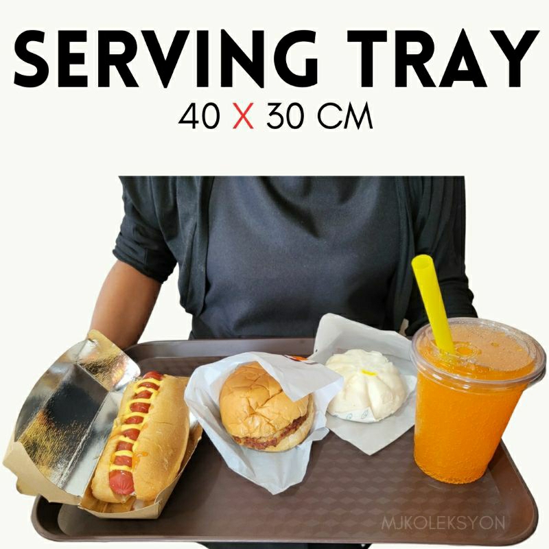 Serving Tray Plastic Fast Food Service Tray for your Business | Shopee ...