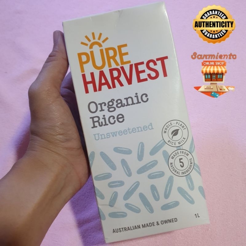 Pure Harvest Organic Rice Milk Unsweetened 1l Shopee Philippines 1347