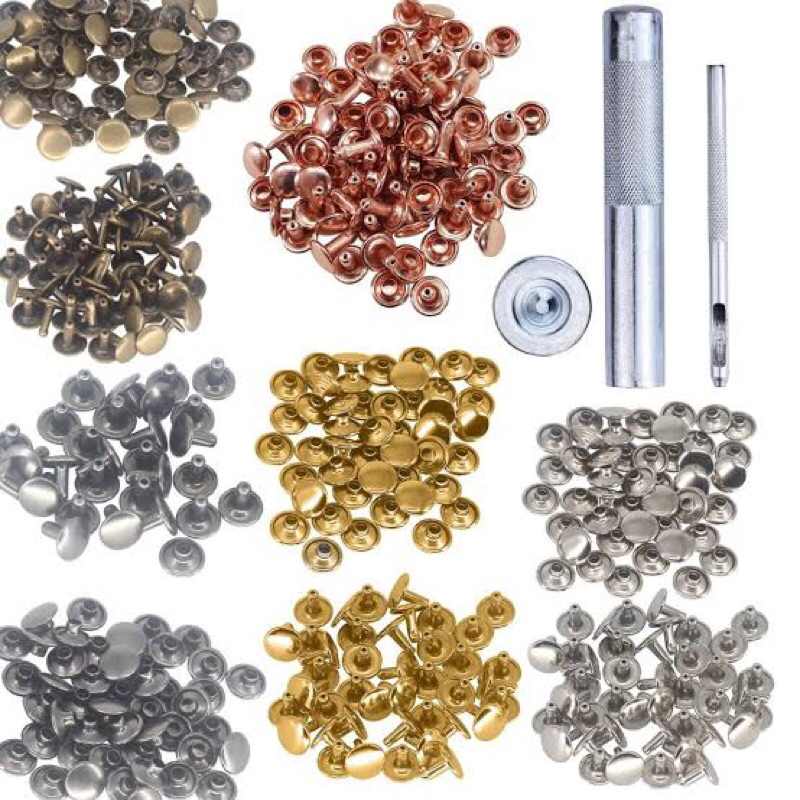 RIVETS STUDS SET 5x6mm | Shopee Philippines