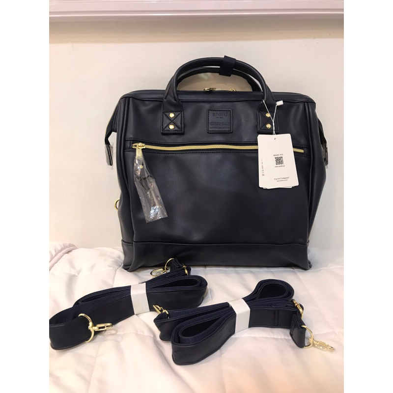 Anello pu leather boston bag online