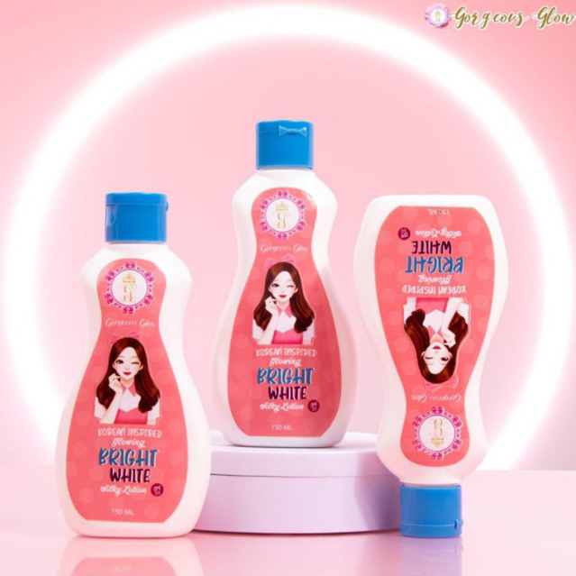 Glow Korean Inspired Bright White SILKY BLEACHING Lotion with