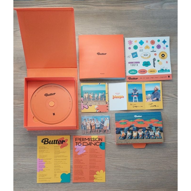 BTS Butter Album Peaches Version Unsealed With Complete Inclusions