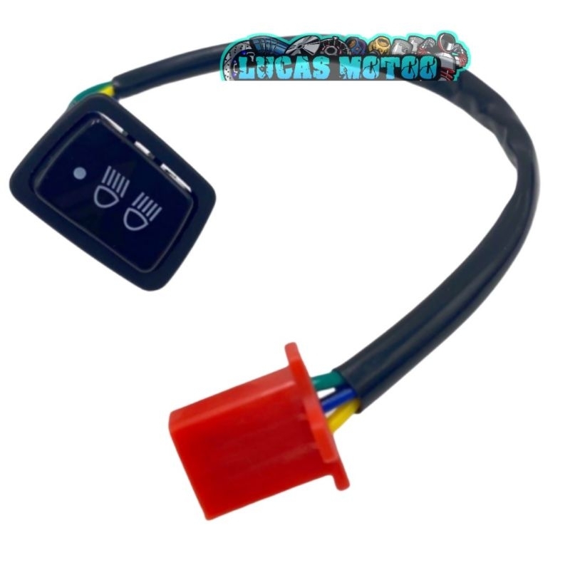 headlight switch high & low 3 way with socket for aerox 155 / MiO i 125