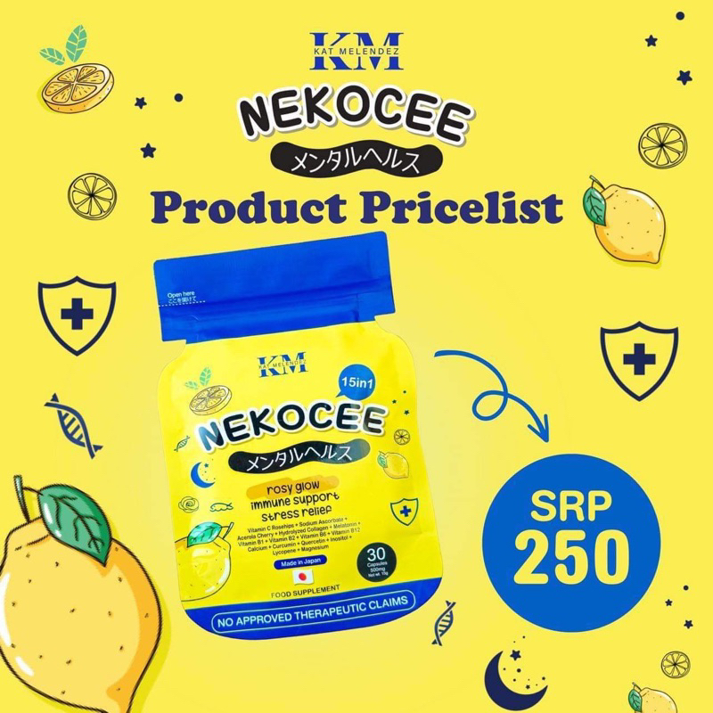 NEKOTHIONE 9in1 | NEKOCEE 15in1 | Neko By Kath Melendez | NEKO BY KM |  Shopee Philippines