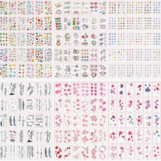 30Sheets/Set Various Styles Small Fresh Tattoo Stickers Waterproof ...