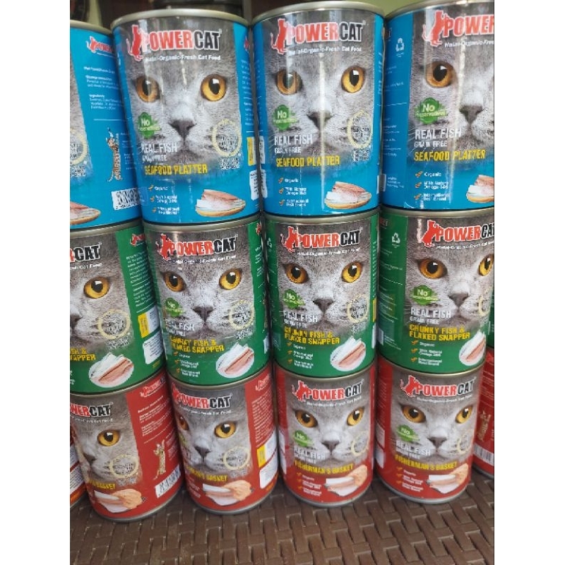 Powercat Wet Cat Food in Can Kitten and Adult 400g Shopee Philippines