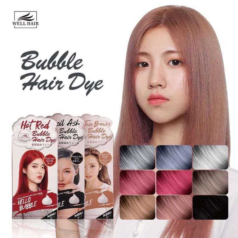 Well hair bubble hair dye Shopee Philippines