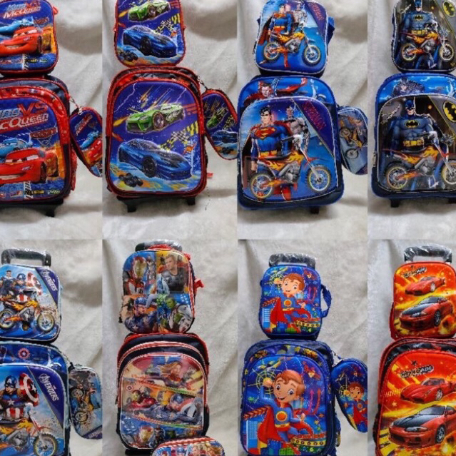 Character trolley school bags sale