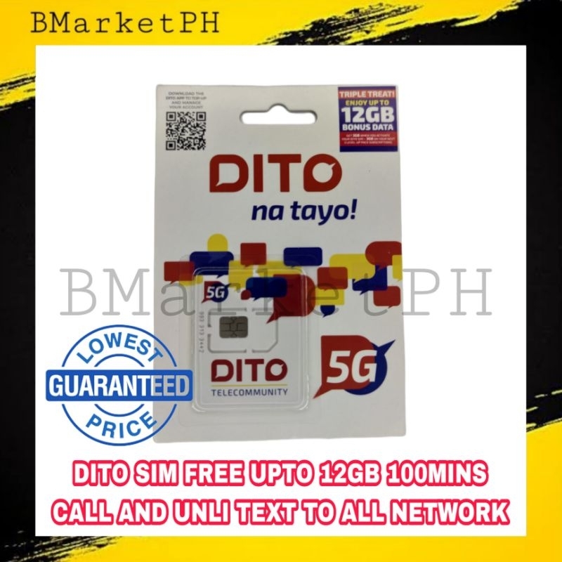 Dito Sim Card FREE 5GB ( Fast Delivery ) | Shopee Philippines