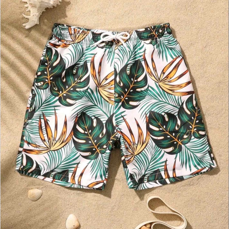 TASLAN Shorts for Men [ BEACH SHORT ] Small to Large Fit Shopee