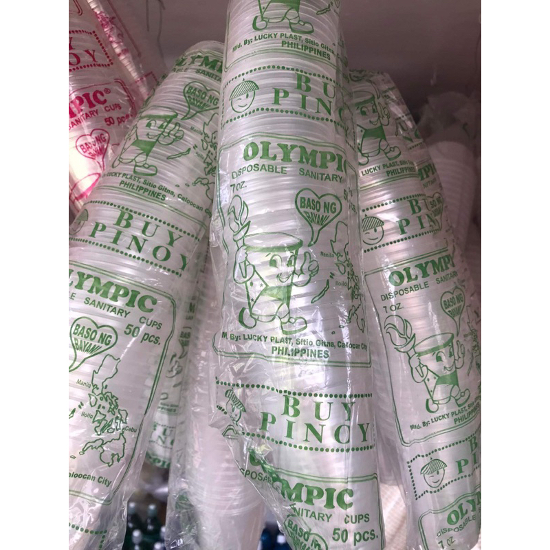 Disposable plastic cups (50pcs per pack) Shopee Philippines