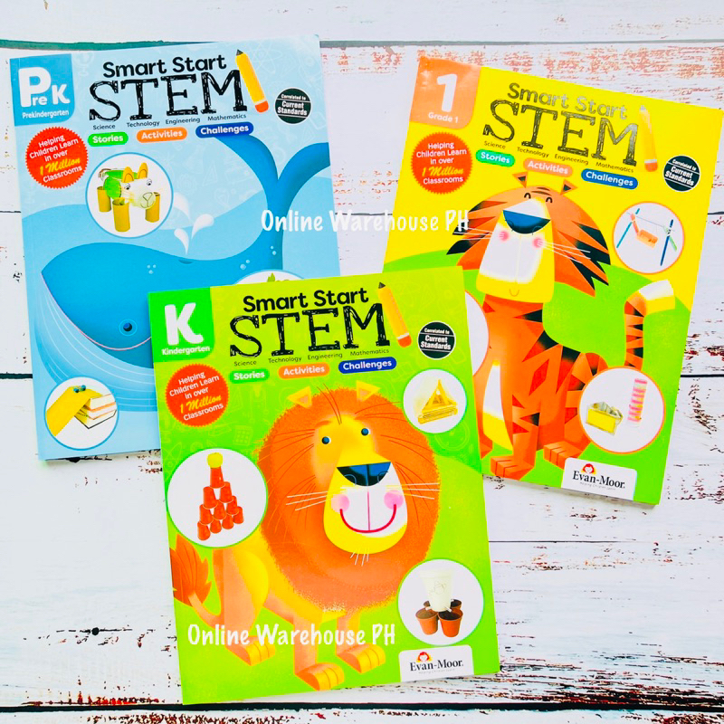 Evan Moor Smart Start STEM (Pre-K to Grade1) - Paperback - On-hand and ...