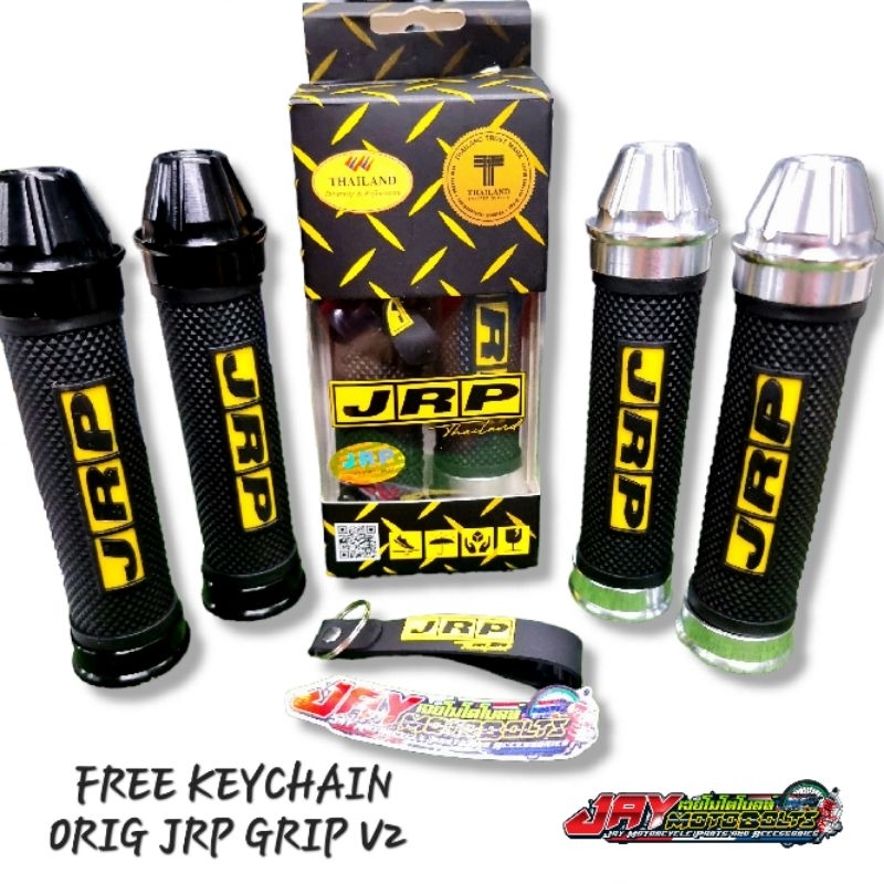 ☑️JRP GRIP V2 BAR END QR CODE (FREE KEYCHAIN) | Shopee Philippines