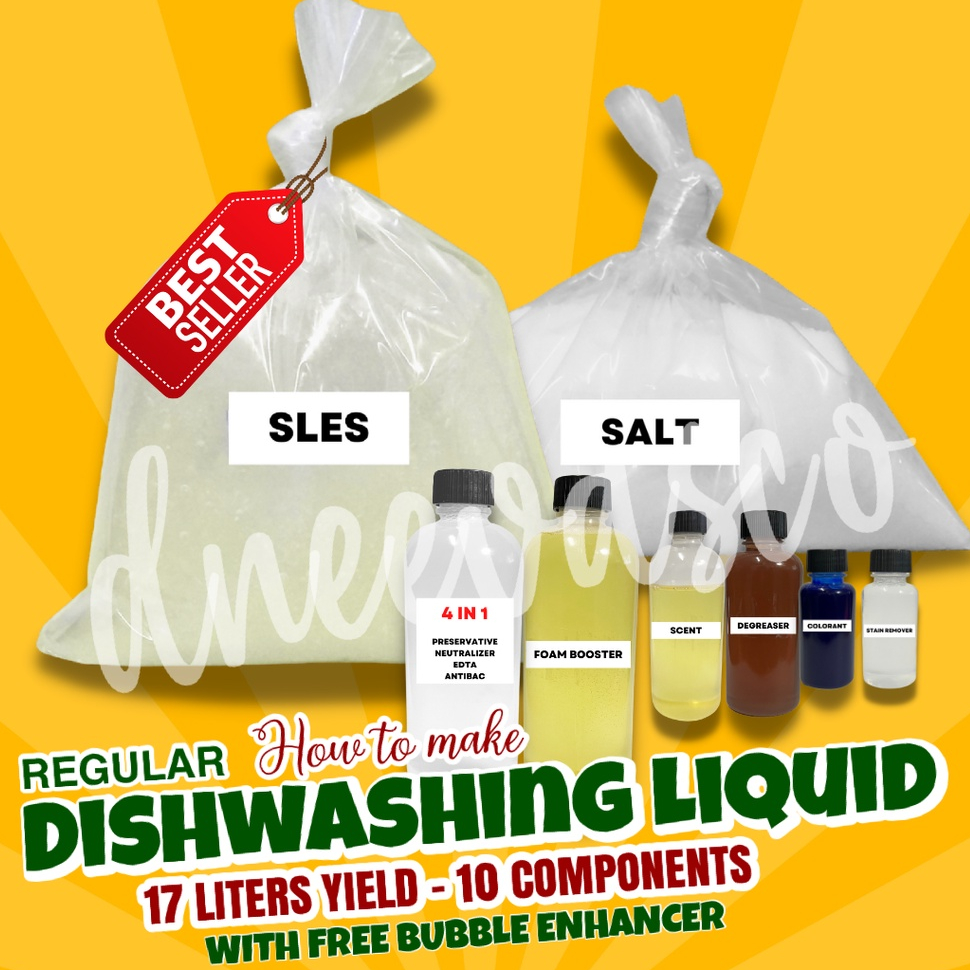 [REG] Dishwashing Liquid Kit 17L yield with Procedure Shopee Philippines