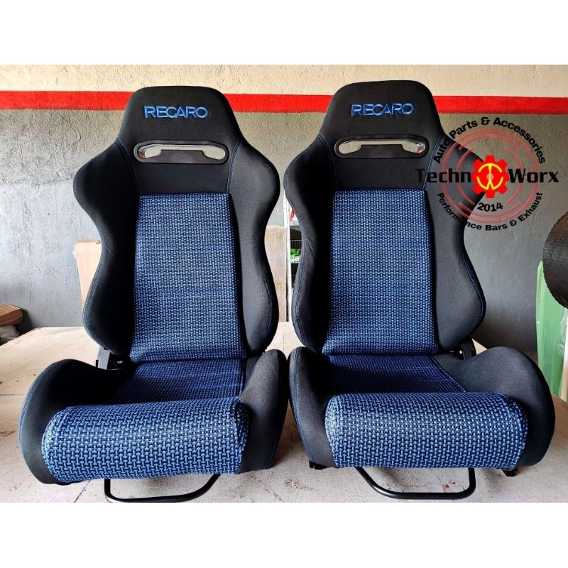 2pcs RECARO SR3 TOMCAT BLUE Universal Bucket Seats Quality Racing Seat ...