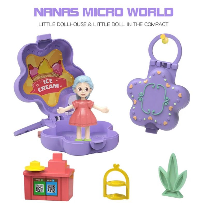 Nanas Micro World Miniature Blind Box For Kids Mini Doll House Toys