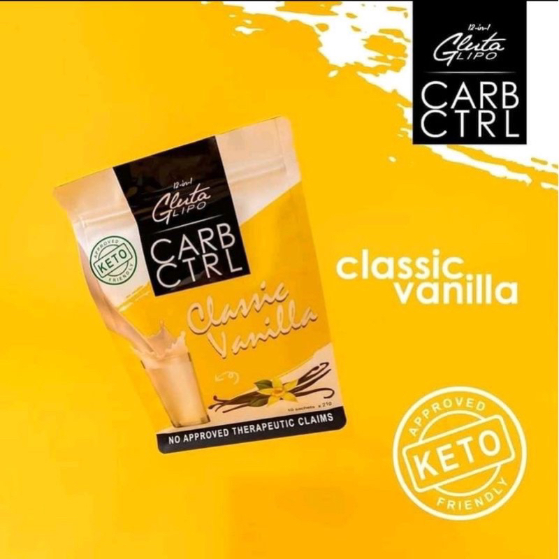 GlutaLipo Carb Ctrl ( Classic Vanilla) | Shopee Philippines