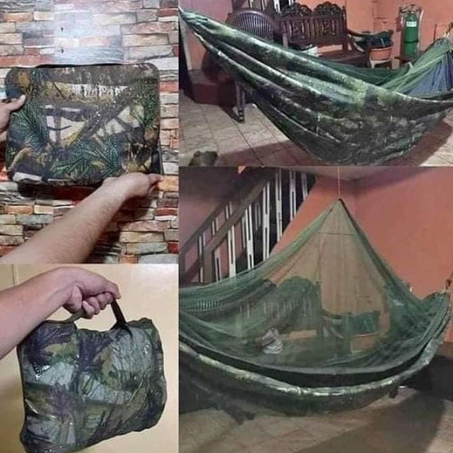 7 Feet Duyan Jungle Colors Original Military Duyan With Mosquito Net ...