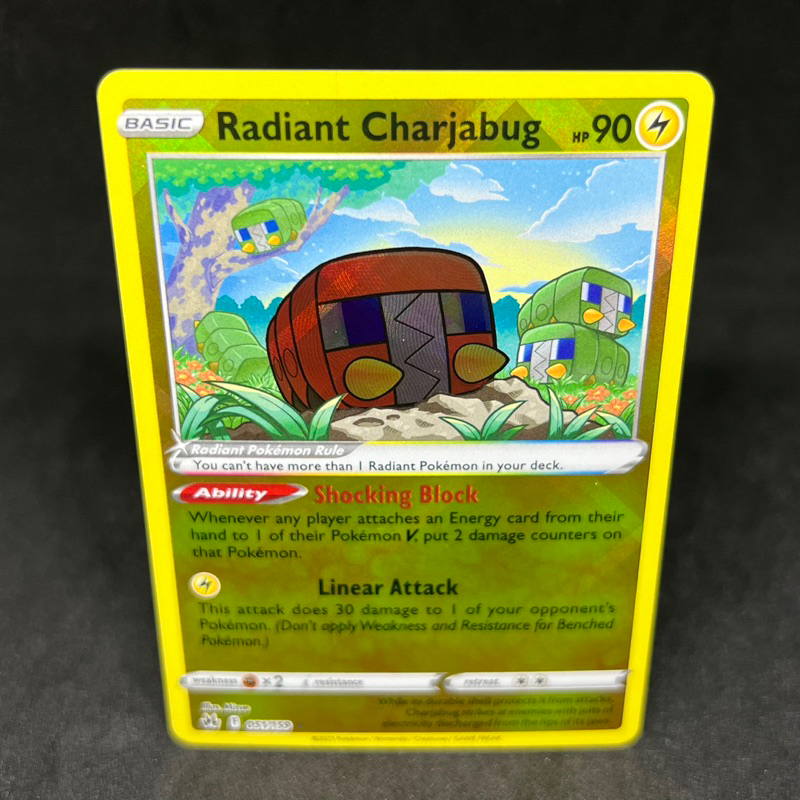 Pokemon TCG Radiant Charjabug Holo Rare 051/159 2023 Sword & Shield Crown  Zenith Trading Card | Shopee Philippines