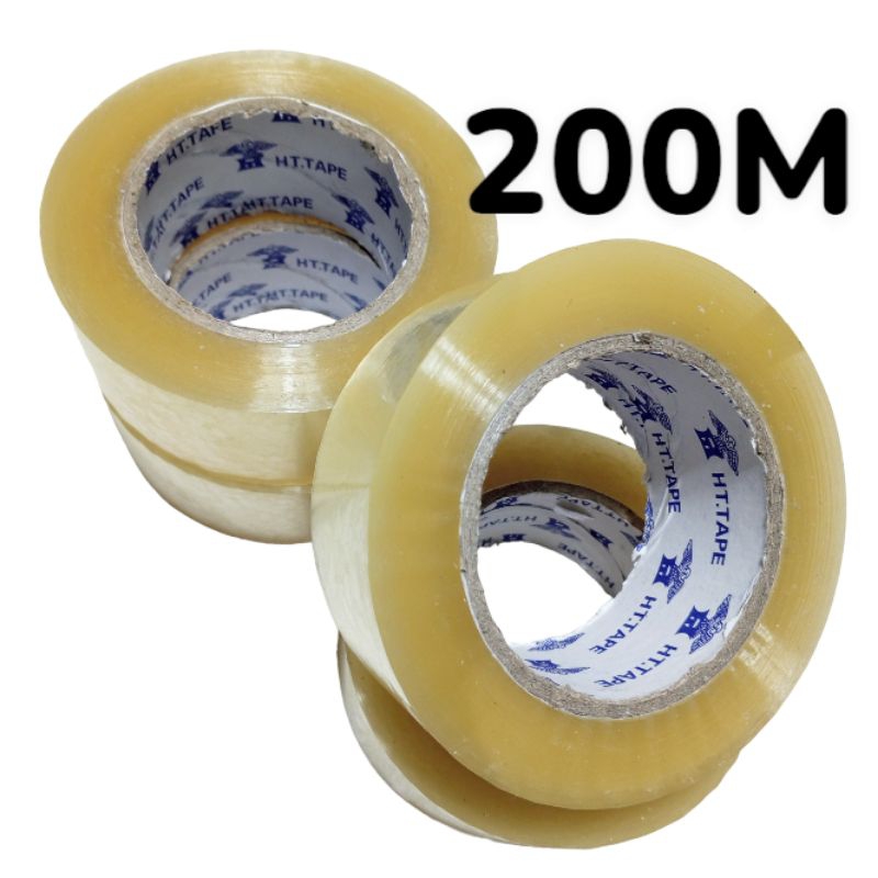 Big Packaging Tape 200Meters Brown Clear Tan Long Adhesive Packing ...