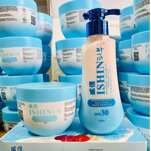 Ishin Skin Premium Whitening Soap 10 Bars Whitening Body Lotion