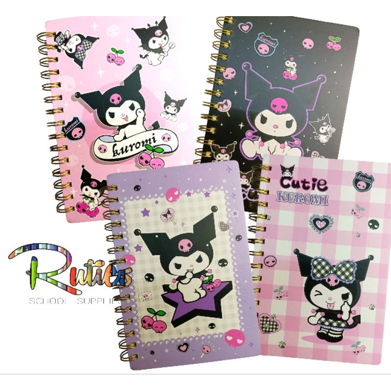 KUROMI HARDBOUND SPIRAL NOTEBOOK | Shopee Philippines