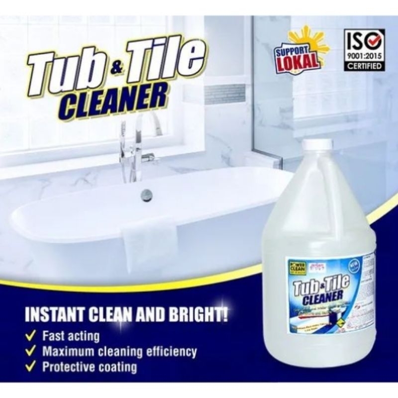 Powerclean Tub & Tile Cleaner 1 Liter | Shopee Philippines