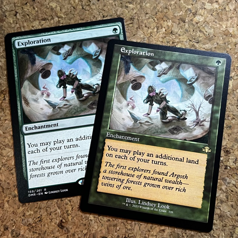 EXPLORATION ENCHANTMENT DMR DOMINARIA REMASTERED GREEN MTG MAGIC THE GATHERING Shopee