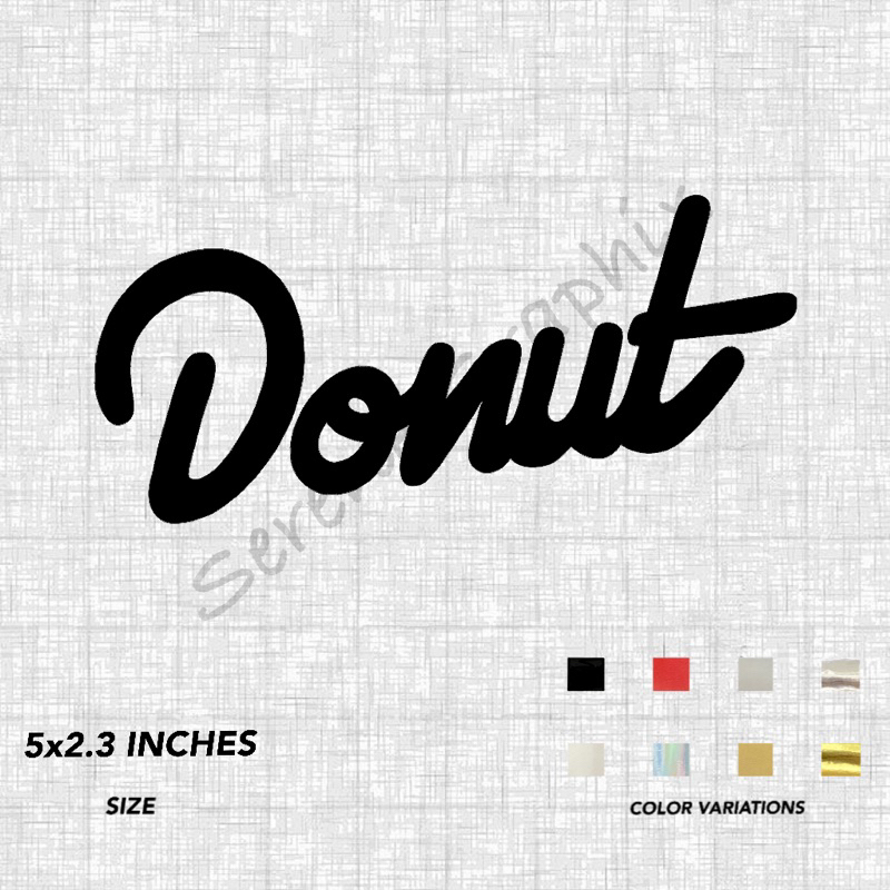 Donut Media Sticker Waterproof Cut Out Sticker Shopee Philippines