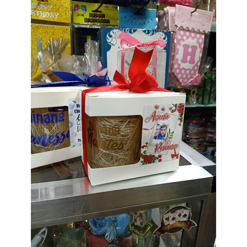 Personalized Clear Mug for Souvenir (Baptismal, Birthday, Debut