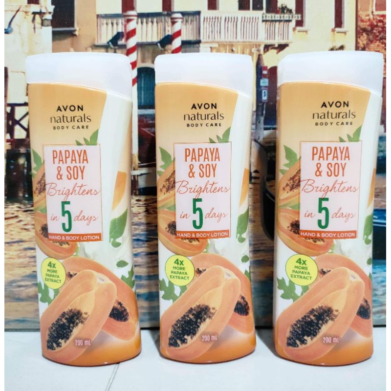 Avon Papaya Hand and Body Lotion (1pc) Shopee Philippines