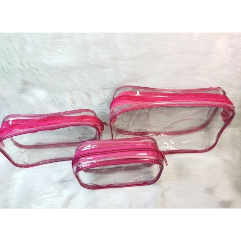 Plastic best sale transparent pouch