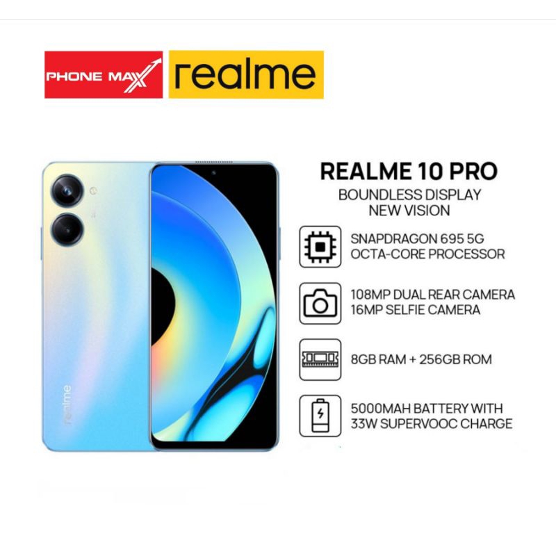 REAL ME 10 PRO 5G | 8GB RAM + 256GB ROM | Shopee Philippines