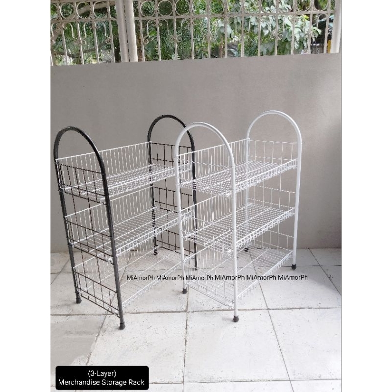 (3-Layer) Heavy Duty Merchandise Storage Racks Grocery Rack Kitchen ...