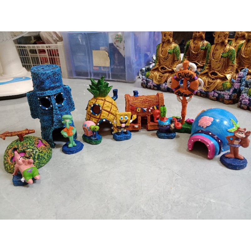 Spongebob aquarium outlet set