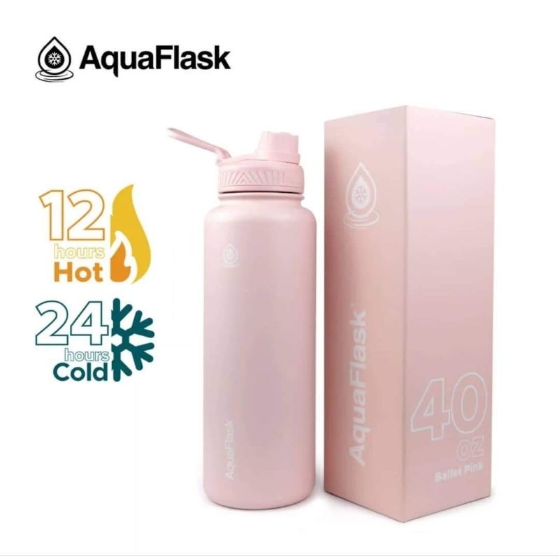 AQUAFLASK BALLET PINK ( 40oz/32oz/22oz/18oz ) Shopee Philippines