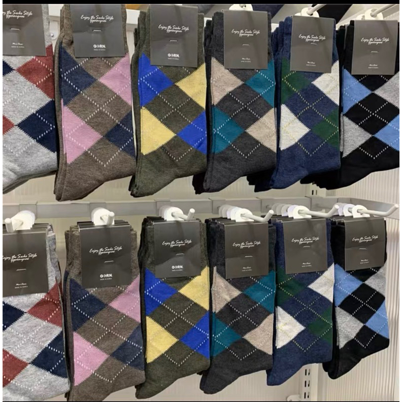 HYPE Argyle Formal Basic Iconic Socks | Shopee Philippines