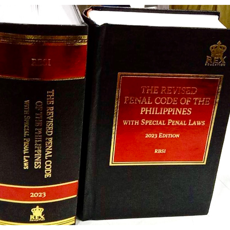 The Revised Penal Code Of The Philippines 2023 RPC Codal Shopee Philippines