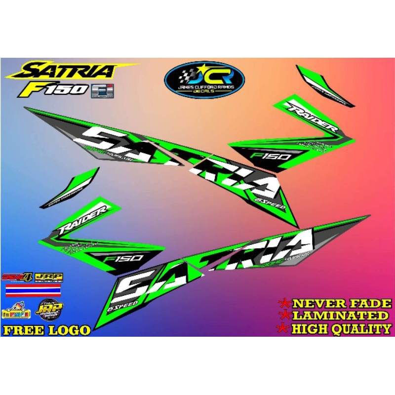SUZUKI RAIDER 150 FI MALAYSIAN DESIGN STOCK DECALS STICKER Shopee