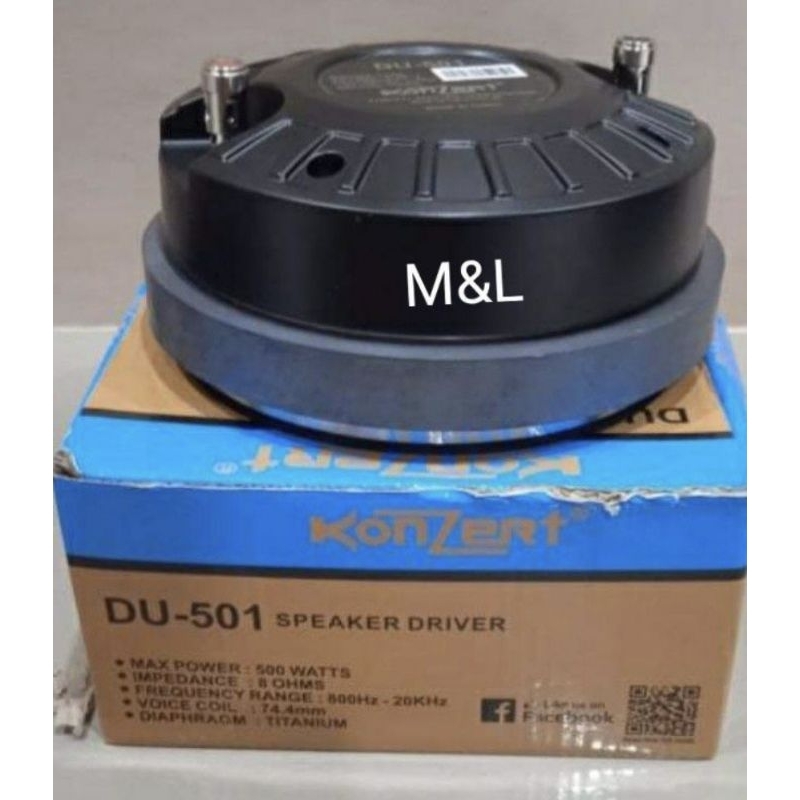 Konzert DU - 501 Compressor Driver ( 500 watts ) | Shopee Philippines