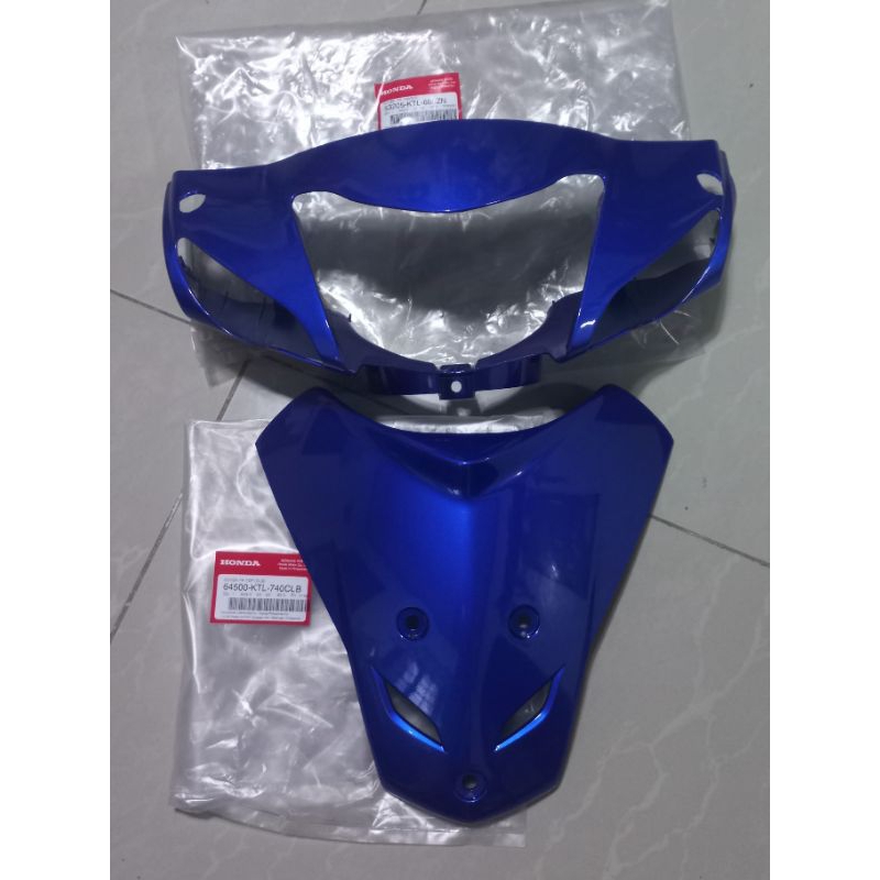 HONDA WAVE 100/R FRONT COWLING DRUM AND FRONT TOP COVER SET (ORIGINAL