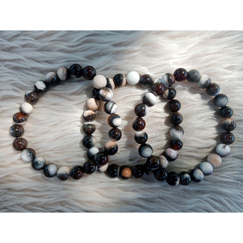 Liforlove Loon Bracelet Loon Charm Black Agate