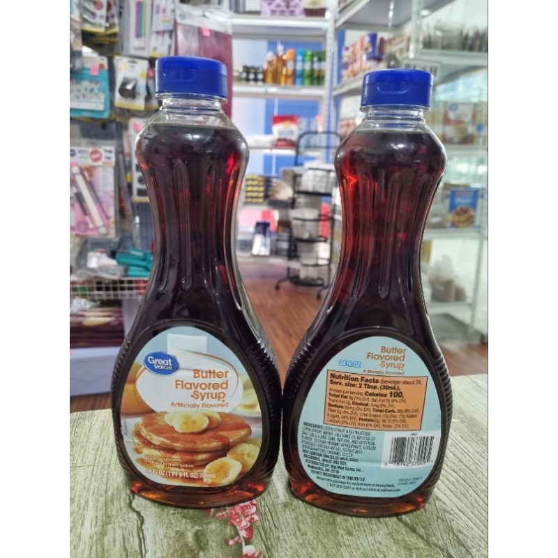 Great Value Butter Flavored Syrup 709ml Shopee Philippines
