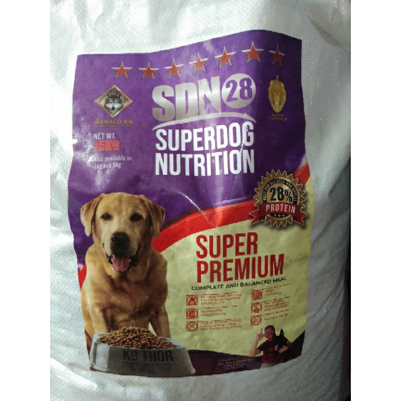 SDN ORIGINAL 28 protein 15kilograms 2 dog food by Doc Abel