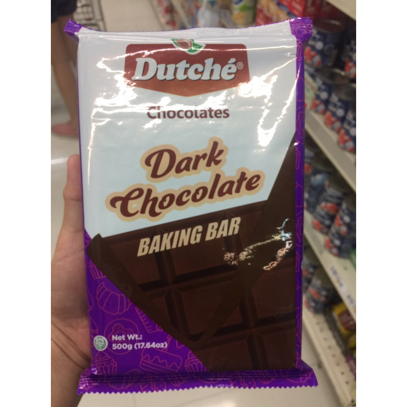 Dutche Dark Chocolate Baking Bar 500g Shopee Philippines